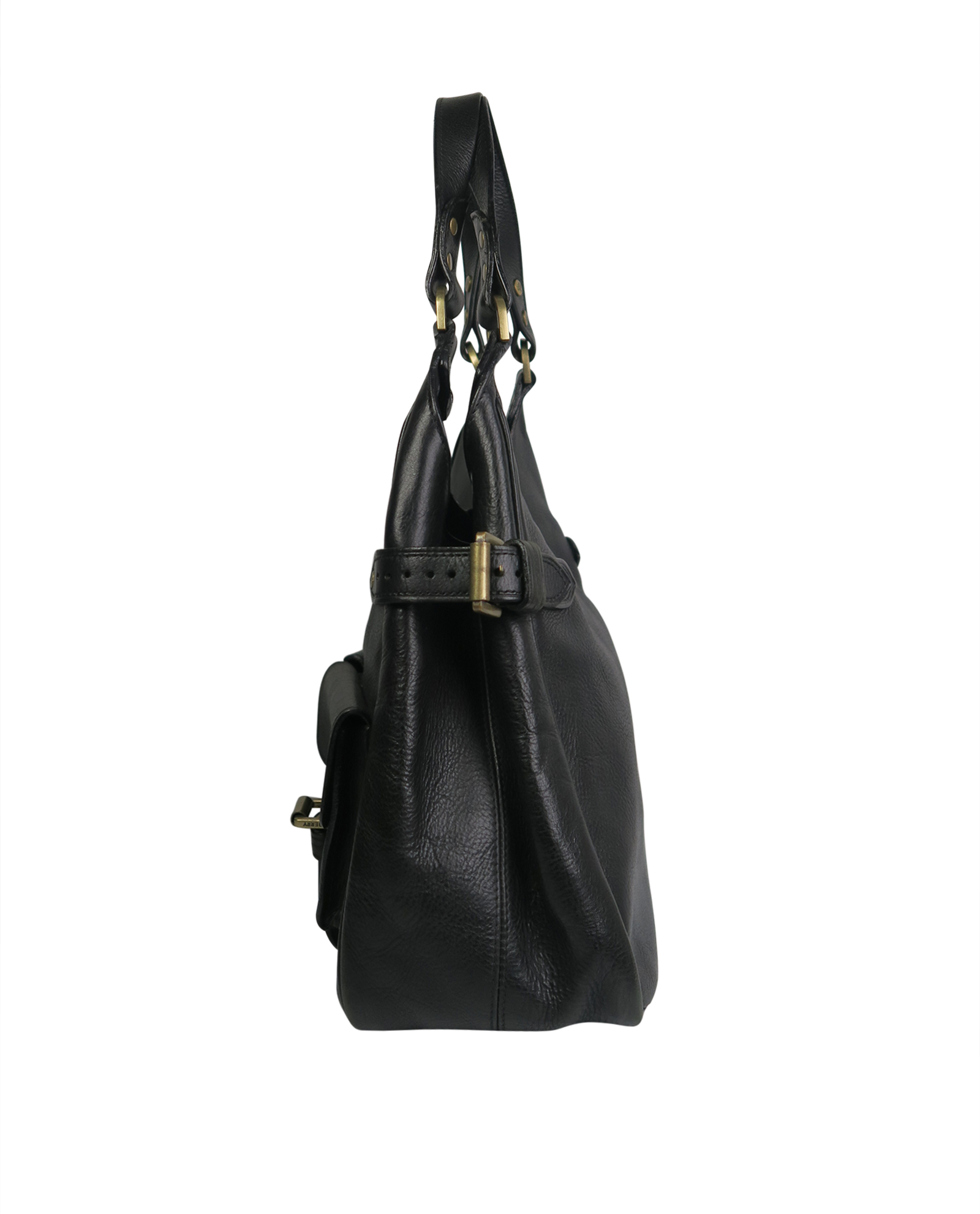 Annie, &pound;140, Handbags, Black, Leather, Bottom view